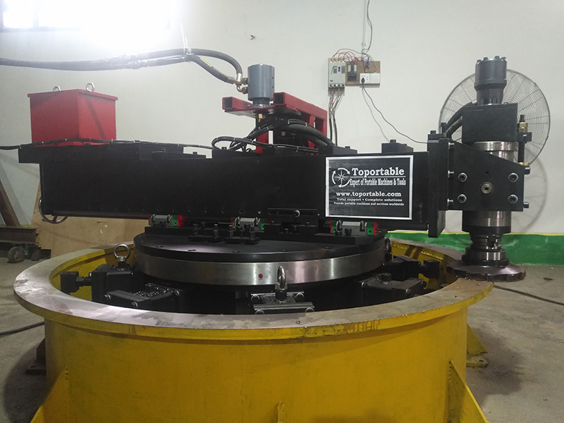 flange milling machine